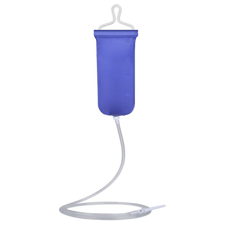 1.6L/2L Reusable Foldable Anal Douche Enema Bag Kit Vaginal