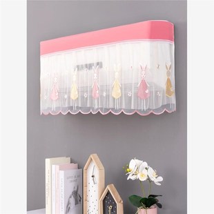 防直吹开机不取空调罩套挡风帘空调防尘罩挂机通用卧室壁挂式 布艺