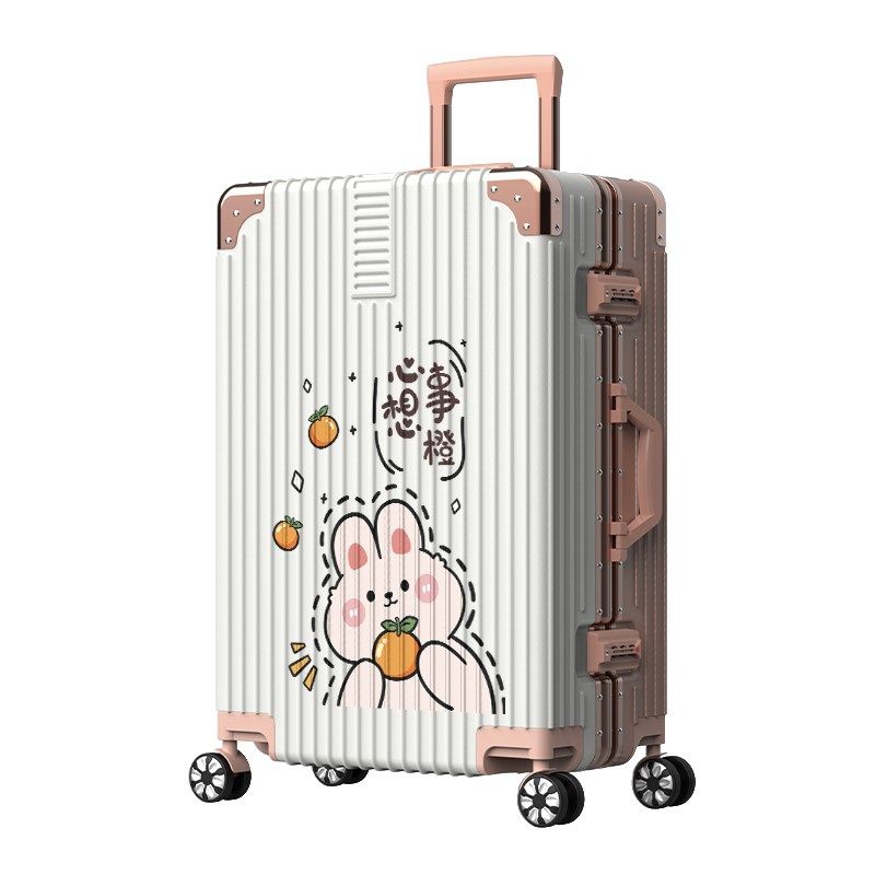 行李箱女网红卡通新款拉杆箱学生住宿耐用万向轮旅行箱密码皮箱子,箱包皮具/热销女包/男包,旅行箱,淘宝优惠券,粉丝福利购,淘宝优惠卷