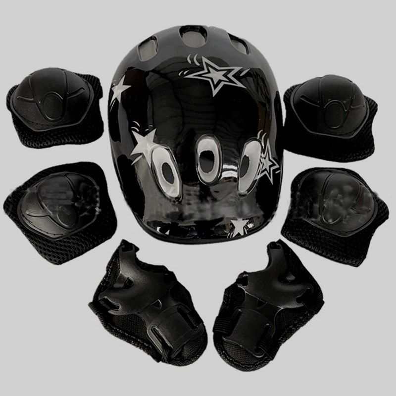 儿童轮滑头盔护具7件套滑板小孩平衡车加厚护膝旱溜冰鞋护具套装,玩具/童车/益智/积木/模型,护具,淘宝优惠券,粉丝福利购,淘宝优惠卷