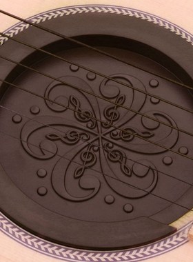 Silicone Soft Acoustic Guitar Soundhole Cover Weak Sound Bu
