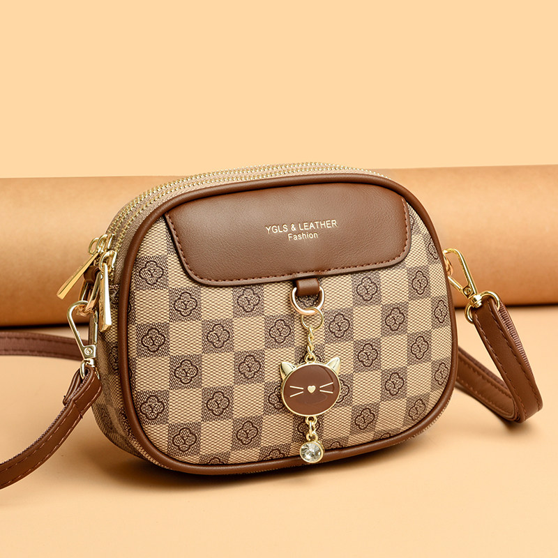 包包女式2024新款时尚上班通勤小圆包休闲肩包洋气小包百搭斜挎包