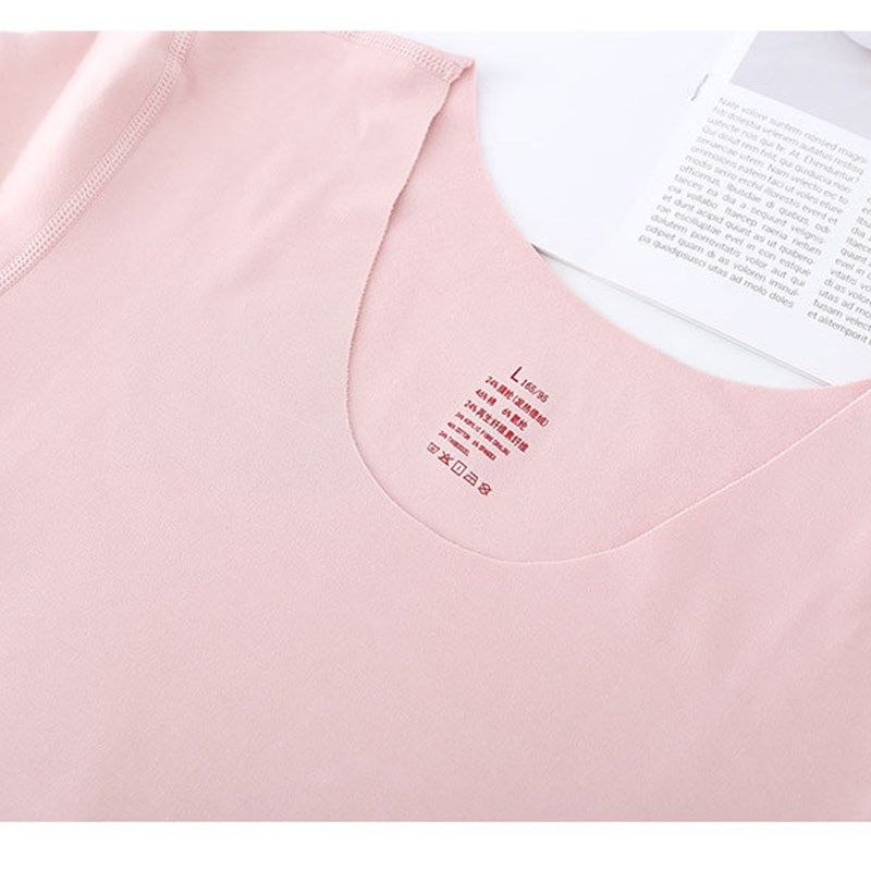 高个子加长德绒保暖内衣女冬秋衣秋裤套装大码加绒发热打底衫