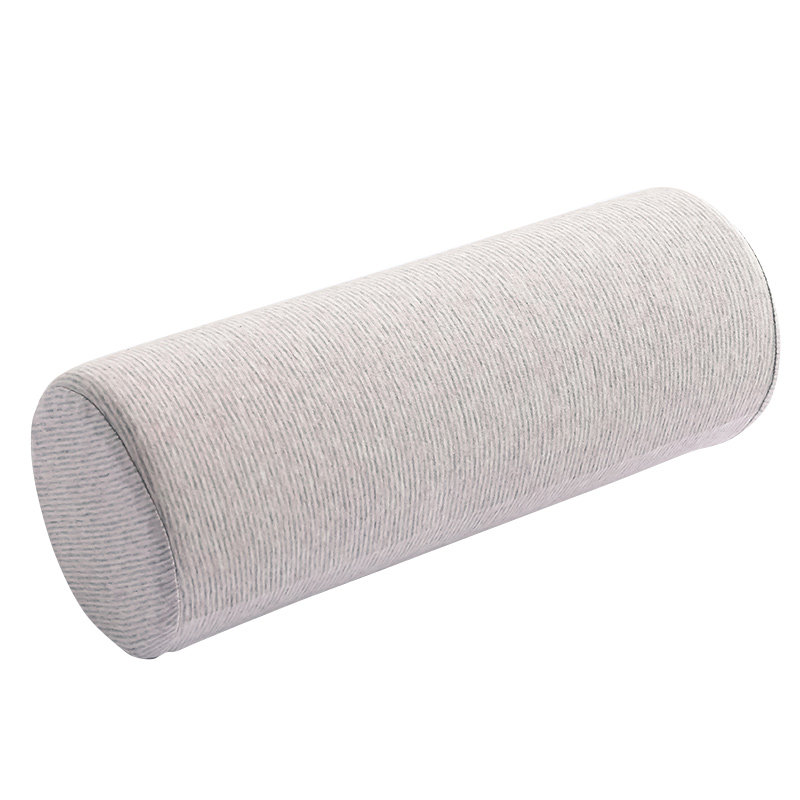 记忆棉圆柱抱枕护颈椎助睡眠w圆形办公室午睡小枕头芯沙发靠垫腰