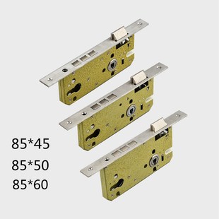 大门锁体室内门锁配件85 50锁具木门锁芯 45旧门换锁85 60锁体85