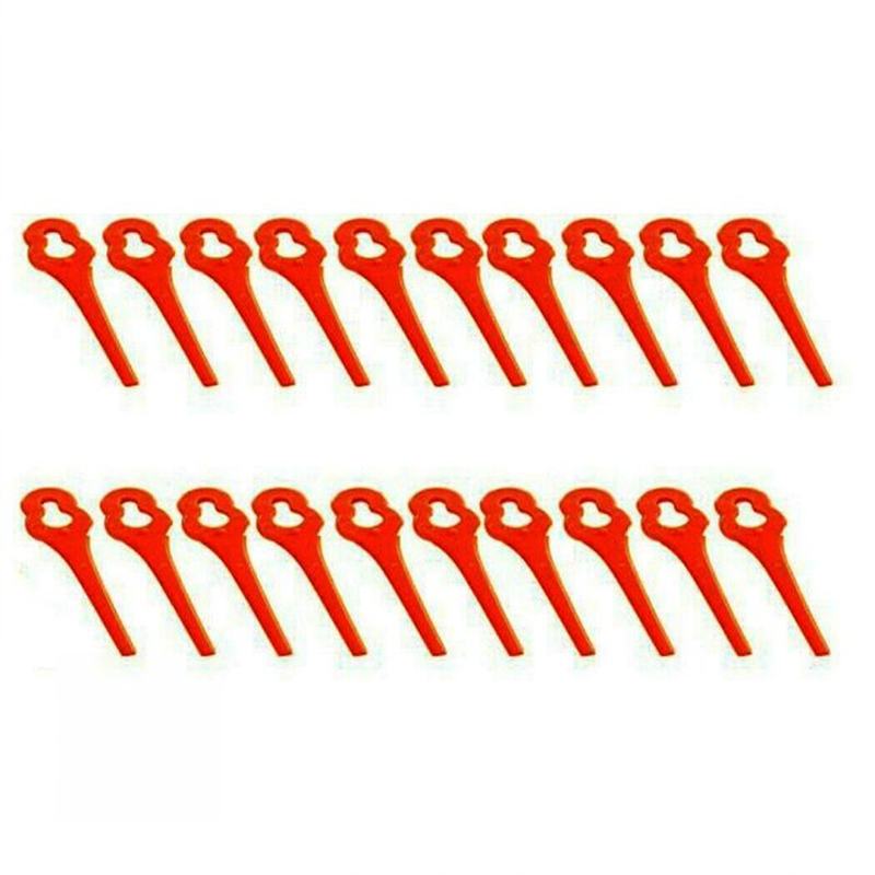 极速20/100pcs Grass Trimmer Blades Brush Cutter Straight Pla