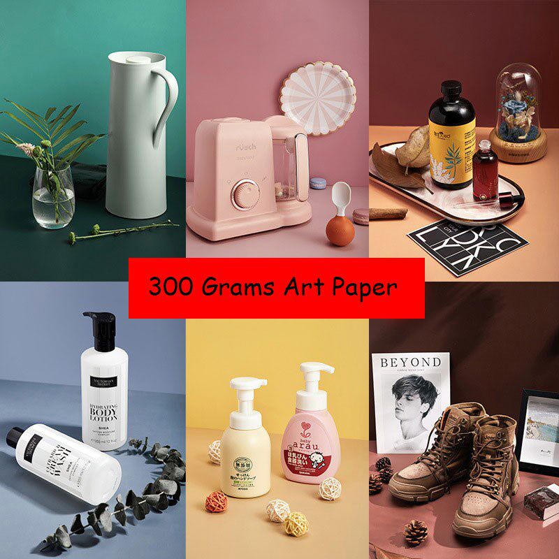 Solid Color Backdrop Paper Double sided 87x57cm Photography