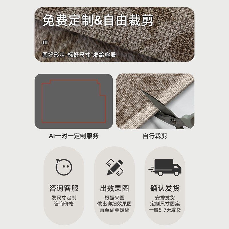 进门地垫家用免洗可定制大门口地垫入户门脚踏垫室外门垫耐脏防滑,居家布艺,入户地垫,淘宝优惠券,粉丝福利购,淘宝优惠卷