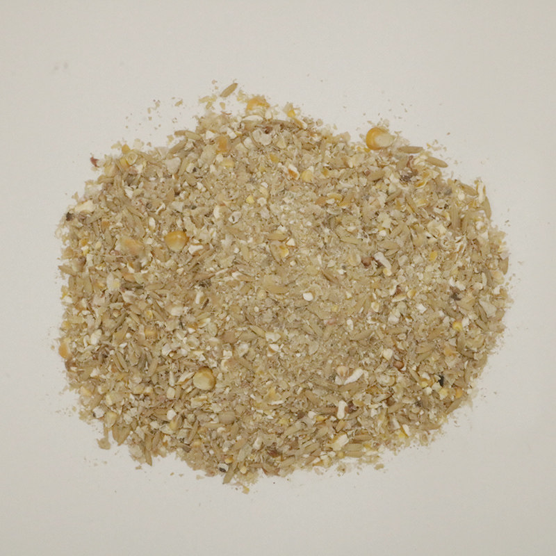 玉米碎麦麸豆粕稻谷喂母鸡农家散养鸭鹅禽吃t混合五谷产蛋专用饲