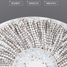家用旋转桶替换头吸水通用型细纤维圆拖头不锈钢拖把杆配件