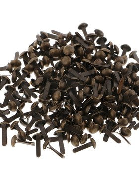 200pcs Mini Decorative Round Head Split Pins Metal Brads Pap
