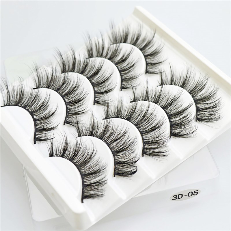 推荐5pairs Natural false eyelashes with thick false eyelash