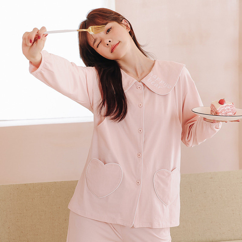 月子服春秋款产后纯棉夏款哺乳孕妇睡衣女夏季产妇住院家居服夏装