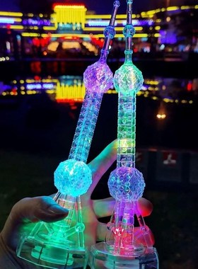 大号广州塔模型发光纪念品小蛮腰上海东方明珠塔雷峰塔小礼物礼品