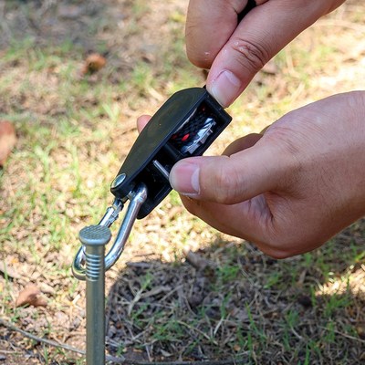 野营绳户外帐篷滑轮调节天幕绳防风绳止动扣升降植物灯挂绳