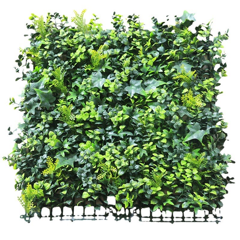 仿真植物墙 50*50人造塑料假草坪垫G子户外绿色背景装饰绿植墙