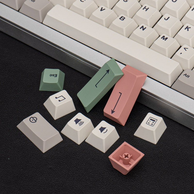 GMK9009个性机l械键盘键帽138键PBT热升华樱桃原厂高度适配64/87