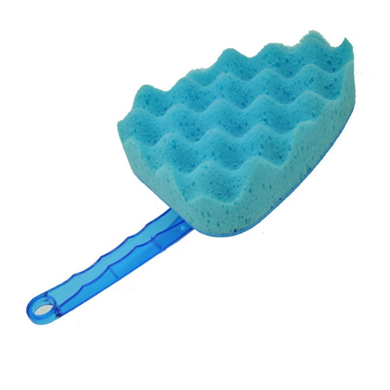 New car washer long handle Clean sponge brush Blue Wave glas