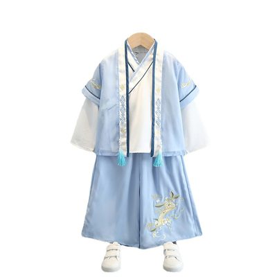 速发Boys' Hanfu Long-sleeved Elegant Childe Tang Suit Spring