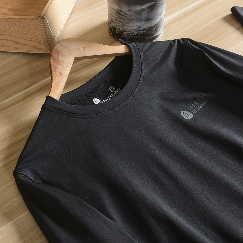 嫋系户外功能吸湿排汗速乾透气高弹力加绒速热男士保暖内衣裤套装