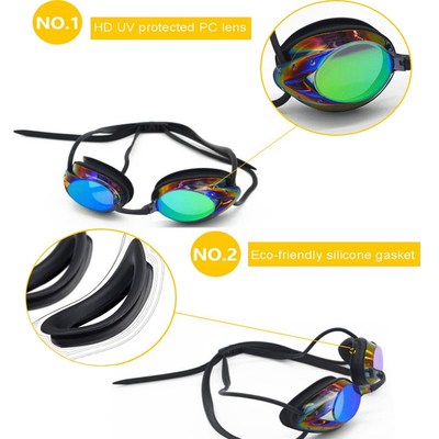 2020  Swim Goggle  Adjustable Electroplating Water Resistant