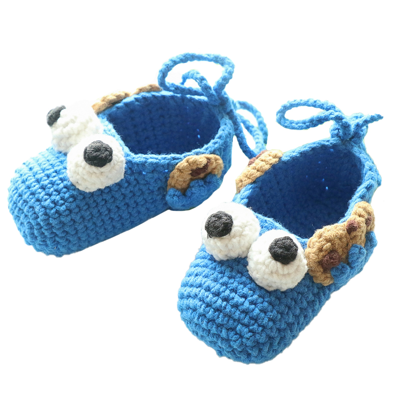 毛线手工编织勾线手织卡通婴儿宝宝鞋子G钩针织diy手工制作材料包