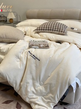 Bylure轻奢高级感有机抗菌大豆纤维被芯四季通用加厚冬被春秋被子