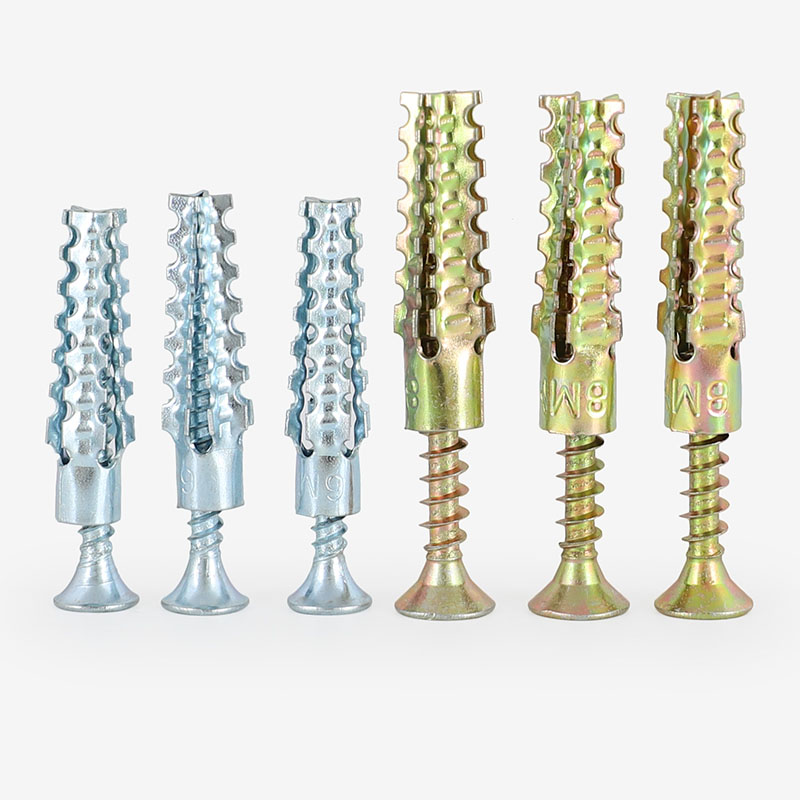 防砖松虎轻锯膨胀螺栓砖 钉壁质齿金属墙水泥混凝土 墙膨胀管空i.