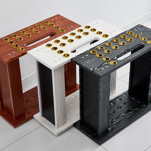 台球杆架杆放置架靠杆器架杆台球架桌球杆架子支架落地式16孔杆架