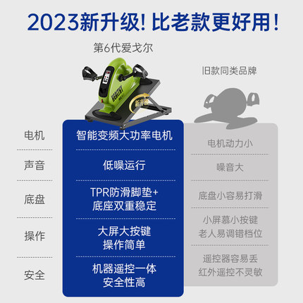 网红爱戈尔中风偏瘫电动康复机训练脚踏车老人手部腿部上下肢锻炼