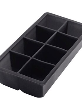 1pc Black Grade Silicone 8 Big Cube Giant Jumbo Large Silico