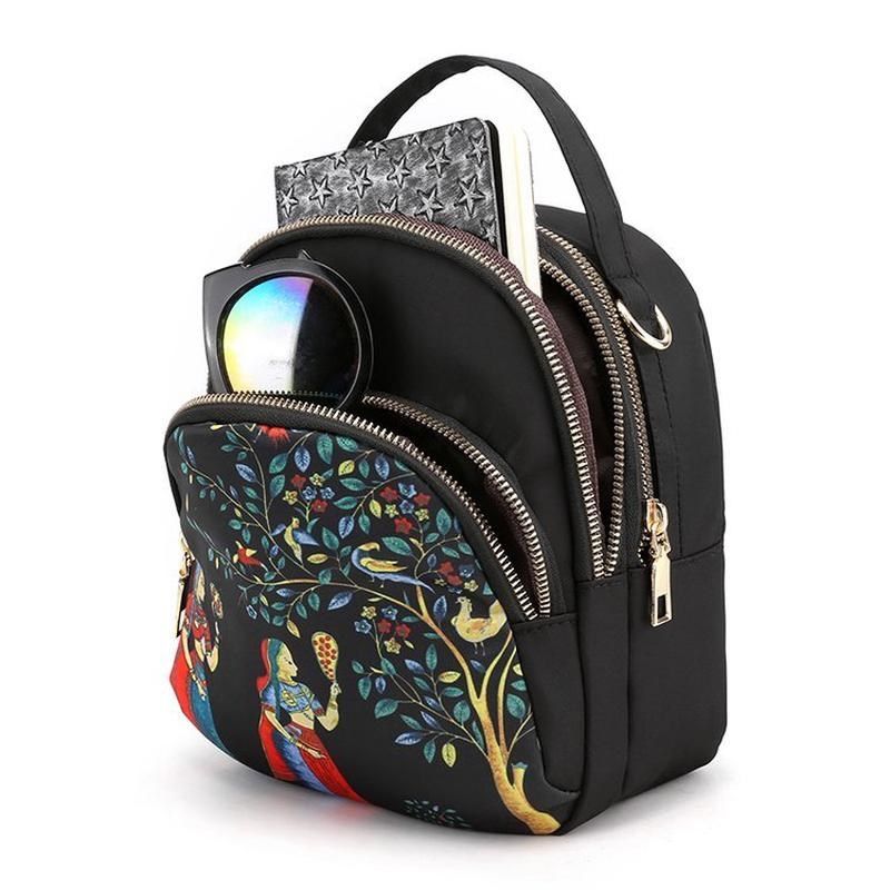 休闲女背包三用迷你潮尼龙单肩斜挎双肩包女胸包牛津帆布小女新品,箱包皮具/热销女包/男包,双肩背包,淘宝优惠券,粉丝福利购,淘宝优惠卷