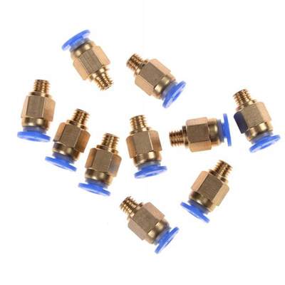 速发5/1pcs Pneumatic Straight Connector Brass Part 适用于 MK