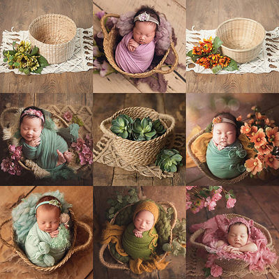 推荐Photography Baby Props Baby Shoot Studio Woven Accessori