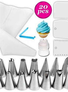 Nozzles for Cakes Pastry Equipment Tools Accessories Bag for