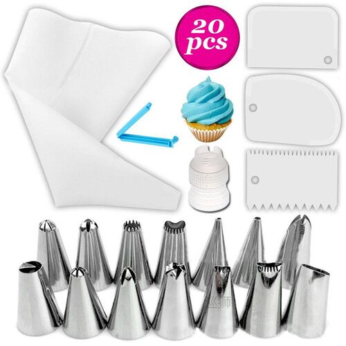 Nozzles for Cakes Pastry Equipment Tools Accessories Bag for