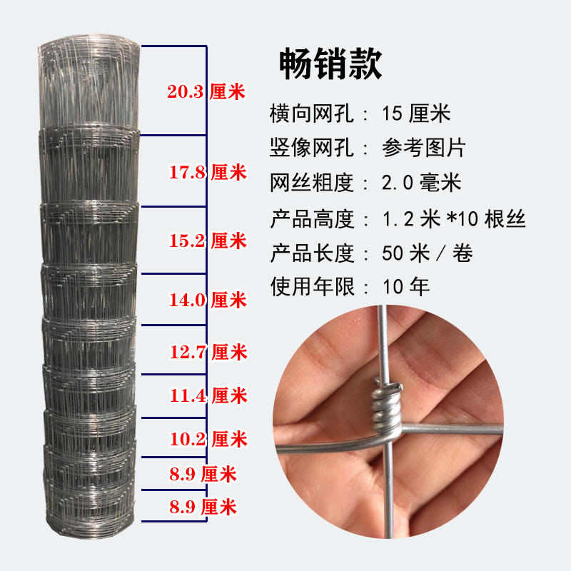 推荐铁丝网围a栏养殖网镀锌网栅栏防护网围栏防锈牛栏网果园围栏