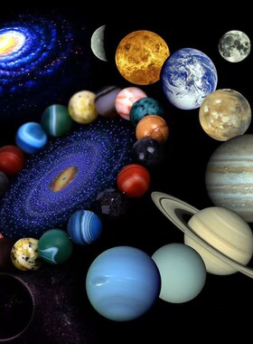 现货星球手链手男潮串宇t宙星系太阳系八大行星学生闺蜜女情侣饰