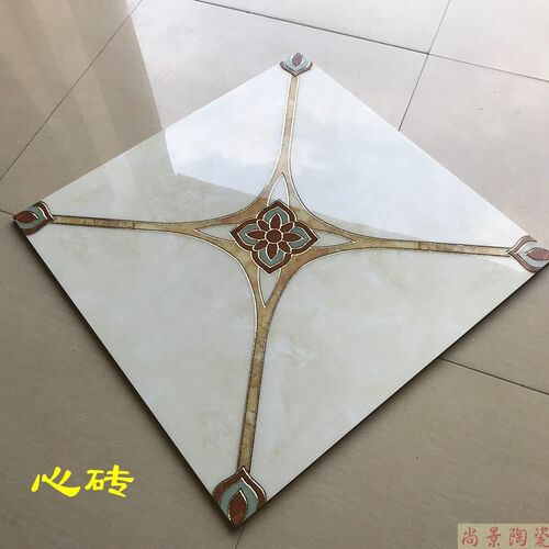 客厅瓷砖拼花地砖800X800过道入户玄关欧式餐厅地毯花拼图抛晶砖