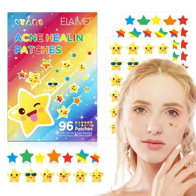 极速24-96pcs Acne Pimple Patches Acne Removing Invisible