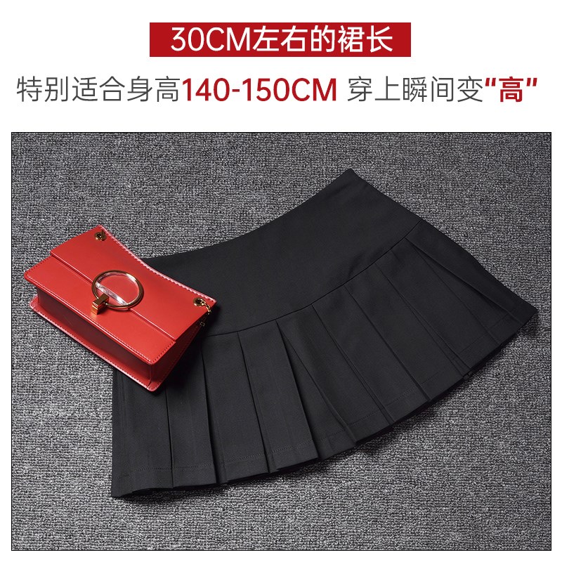 灰色百褶裙女春夏短裙特别超辣的裙子迷你裙西装面料半身裙超短裙