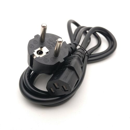1PCS 1.5m EU Europe 3Pin Power Cord Cable EU 3Prong Laptop A