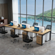 办公家具简约现代办公室2 组合桌椅4 Q6人员工桌椅公司职
