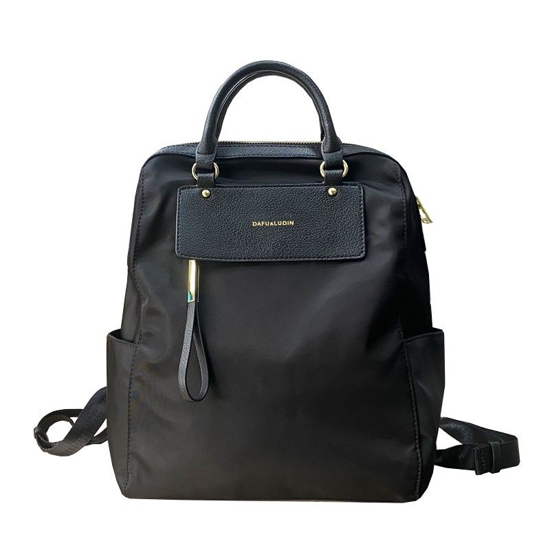 大气黑色双肩包2025新款两用女包通勤防水简约韩系手提包背包书包,箱包皮具/热销女包/男包,双肩背包,淘宝优惠券,粉丝福利购,淘宝优惠卷