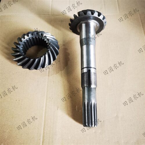 福田雷沃欧豹TA804-1004拖拉机TH04前桥二轴配套17/21锥形齿原厂