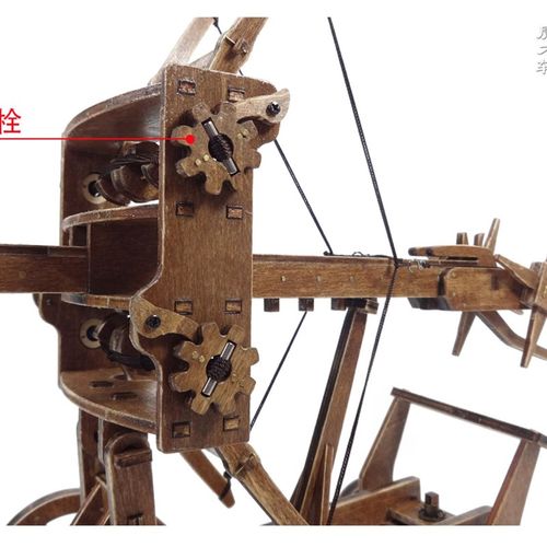 古战车模型拼装/巨弩车/diy套件/亲子拼图/庸木轩