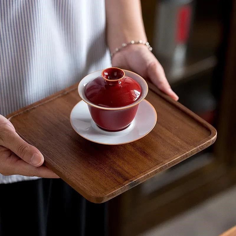 竹制茶托手工托盘茶壶垫胡桃木茶台茶托家用茶盘简约功夫茶具配,餐饮具,茶托,淘宝优惠券,粉丝福利购,淘宝优惠卷