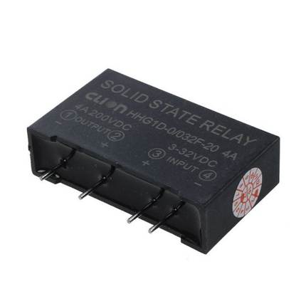 速发Input 3-32V DC Output 4A 200V DC 4 Pin PCB Solid State R