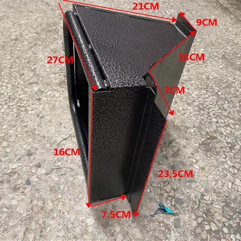 电动车后备箱载重王路霸铁皮车y快递车座桶坐垫箱杂物箱电摩电瓶