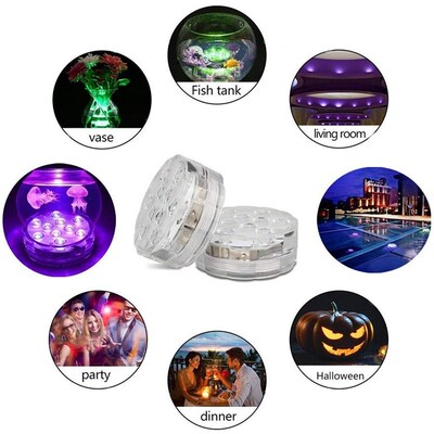 10 Led Submersible Light for Garden Swimming Pool Fountain S